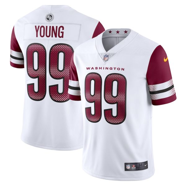 Men's Washington Commanders Chase Young Nike White Vapor Limited Jersey - GNE DROP111