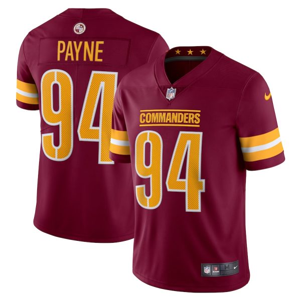 Men's Washington Commanders Da'Ron Payne Nike Burgundy Vapor Limited Jersey - GNE DROP114