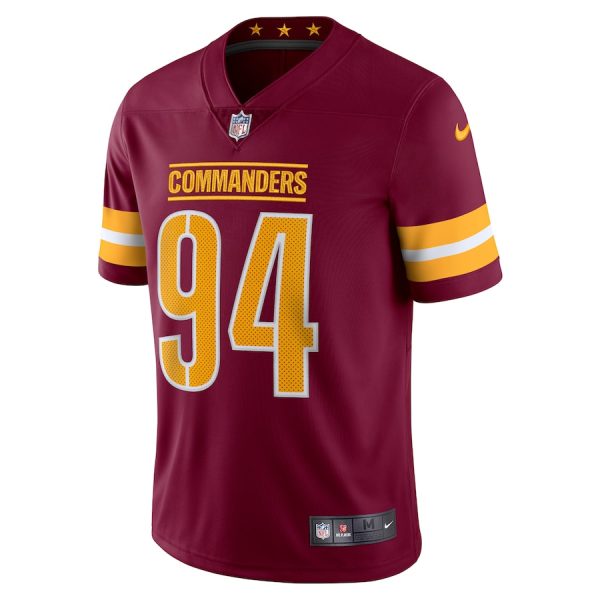 Men's Washington Commanders Da'Ron Payne Nike Burgundy Vapor Limited Jersey - GNE DROP114