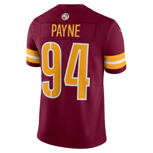 Men's Washington Commanders Da'Ron Payne Nike Burgundy Vapor Limited Jersey - GNE DROP114