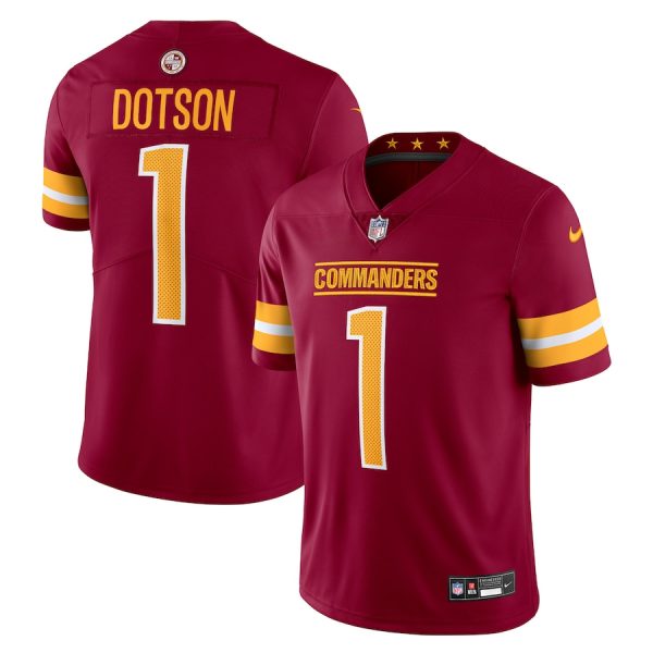 Men's Washington Commanders Jahan Dotson Nike Burgundy Vapor Untouchable Limited Jersey - GNE DROP117