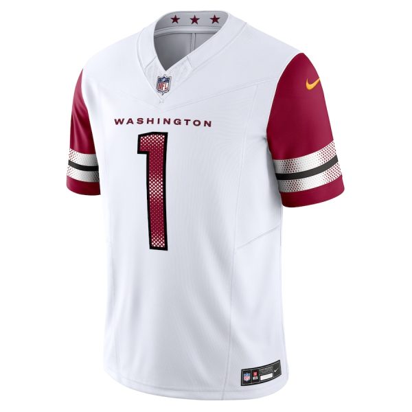 Men's Washington Commanders Jahan Dotson Nike White Vapor F.U.S.E. Limited Jersey - GNE DROP119