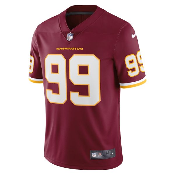 Men's Washington Football Team Chase Young Nike Burgundy Vapor Limited Jersey - GNE DROP120