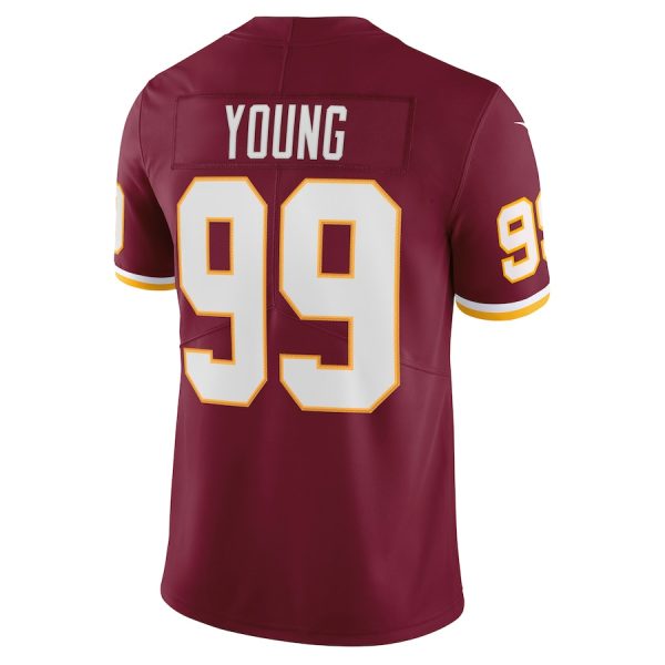 Men's Washington Football Team Chase Young Nike Burgundy Vapor Limited Jersey - GNE DROP120