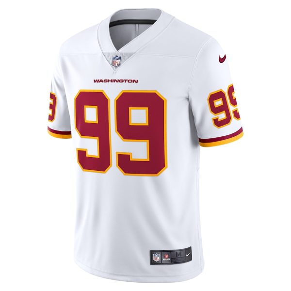 Men's Washington Football Team Chase Young Nike White Vapor Limited Jersey - GNE DROP121