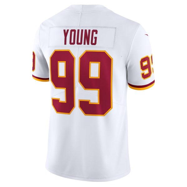 Men's Washington Football Team Chase Young Nike White Vapor Limited Jersey - GNE DROP121