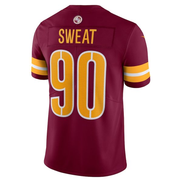 Men's Washington Commanders Montez Sweat Nike Burgundy Vapor Limited Jersey - GNE DROP123