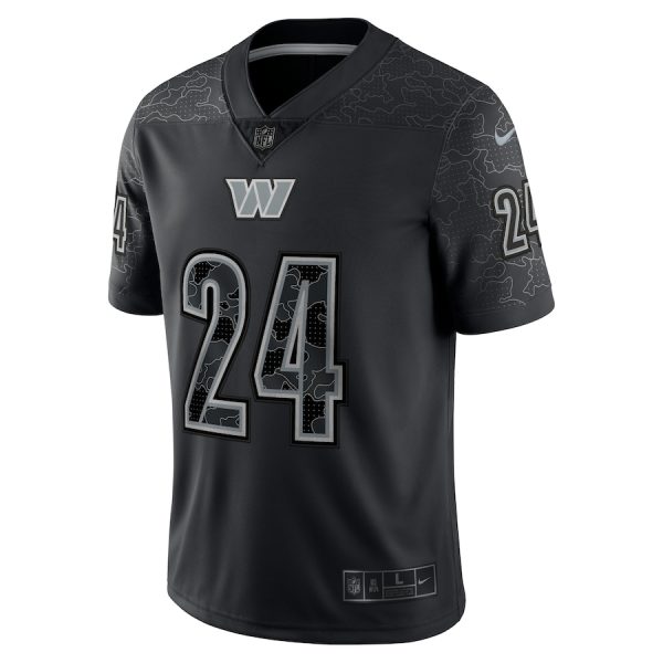 Men's Washington Commanders Antonio Gibson Nike Black RFLCTV Limited Jersey - GNE DROP124