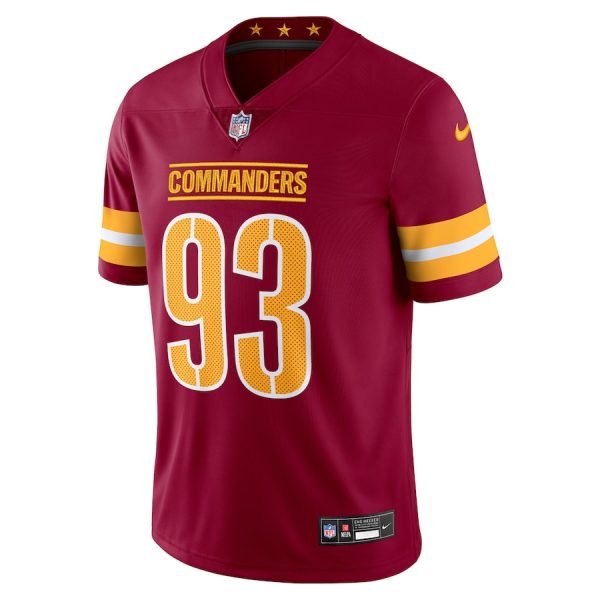 Men's Washington Commanders Jonathan Allen Nike Burgundy Vapor Untouchable Limited Jersey - GNE DROP125