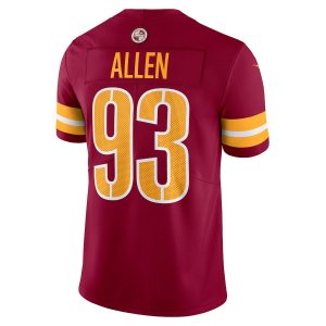 Men's Washington Commanders Jonathan Allen Nike Burgundy Vapor Untouchable Limited Jersey - GNE DROP125