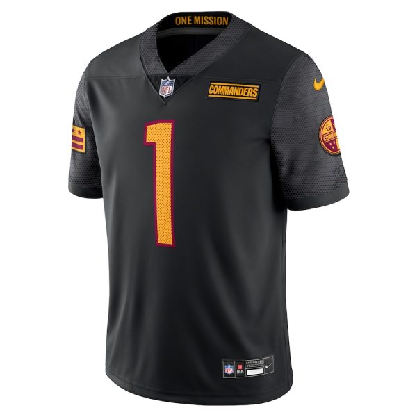 Men's Washington Commanders Jahan Dotson Nike Black Alternate Vapor Untouchable Limited Jersey - GNE DROP126