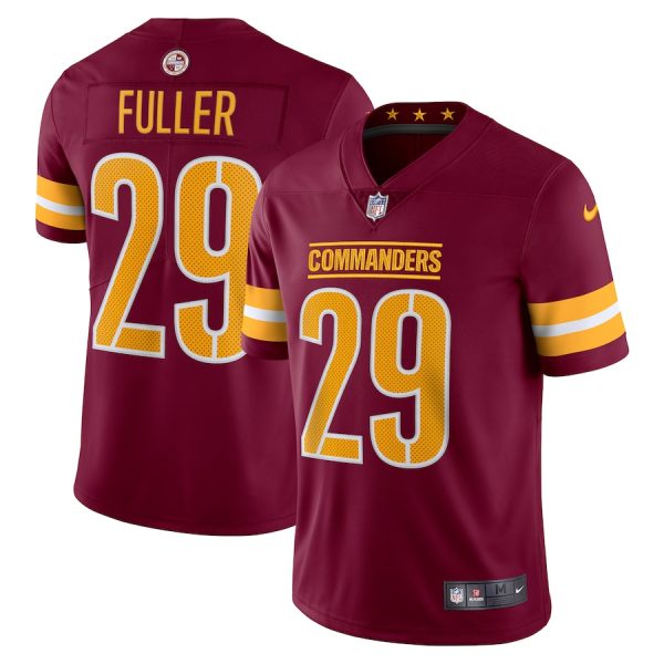 Men's Washington Commanders Kendall Fuller Nike Burgundy Vapor Limited Jersey - GNE DROP127