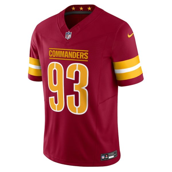 Men's Washington Commanders Jonathan Allen Nike Burgundy Vapor F.U.S.E. Limited Jersey - GNE DROP128