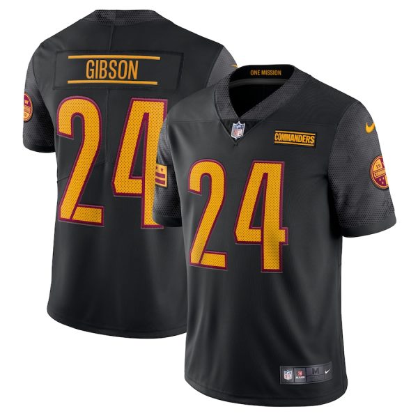 Men's Washington Commanders Antonio Gibson Nike Black Alternate Vapor Limited Jersey - GNE DROP130