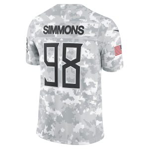 Men's Tennessee Titans Jeffery Simmons Nike Arctic Camo 2024 Salute to Service Limited Jersey - GNE DROP197