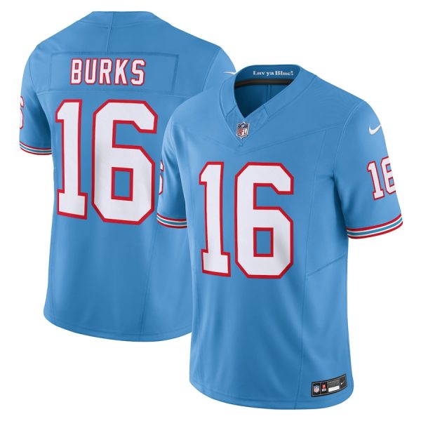 Men's Tennessee Titans Treylon Burks Nike Light Blue Vapor F.U.S.E. Limited Jersey - GNE DROP198