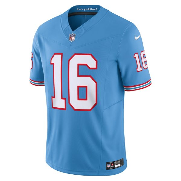 Men's Tennessee Titans Treylon Burks Nike Light Blue Vapor F.U.S.E. Limited Jersey - GNE DROP198