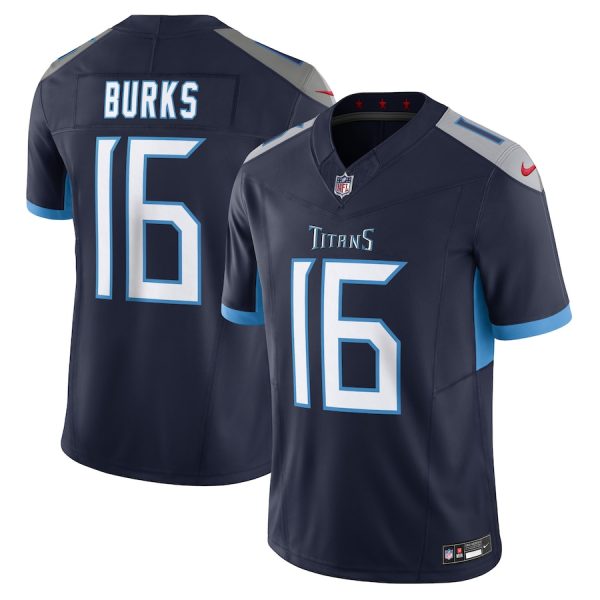 Men's Tennessee Titans Treylon Burks Nike Navy Vapor F.U.S.E. Limited Jersey - GNE DROP199