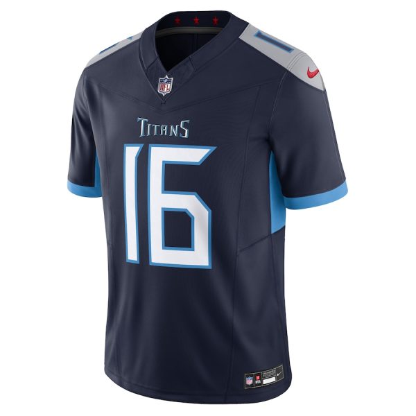 Men's Tennessee Titans Treylon Burks Nike Navy Vapor F.U.S.E. Limited Jersey - GNE DROP199