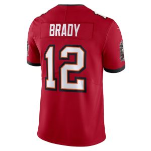 Men's Tampa Bay Buccaneers Tom Brady Nike Red Vapor Untouchable Limited Jersey - GNE DROP206