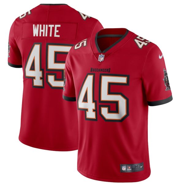 Men's Tampa Bay Buccaneers Devin White Nike Red Vapor Limited Jersey - GNE DROP213