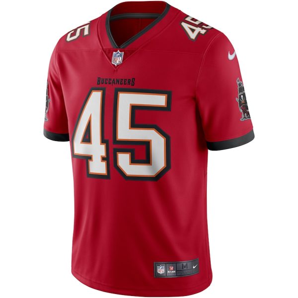 Men's Tampa Bay Buccaneers Devin White Nike Red Vapor Limited Jersey - GNE DROP213