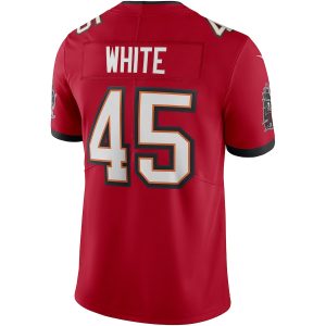 Men's Tampa Bay Buccaneers Devin White Nike Red Vapor Limited Jersey - GNE DROP213