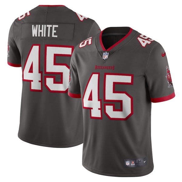 Men's Tampa Bay Buccaneers Devin White Nike Pewter Vapor Limited Jersey - GNE DROP215