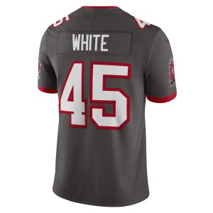 Men's Tampa Bay Buccaneers Devin White Nike Pewter Vapor Limited Jersey - GNE DROP215