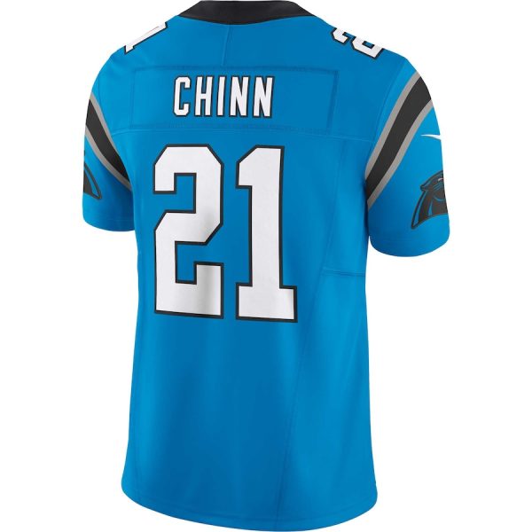 Men's Carolina Panthers Jeremy Chinn Nike Blue Vapor F.U.S.E. Limited Jersey - GNE DROP232