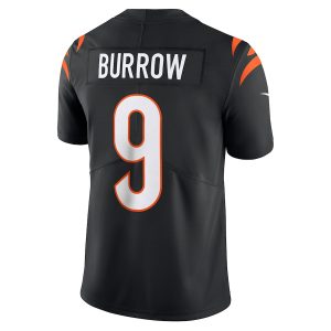 Men's Cincinnati Bengals Joe Burrow Nike Black Vapor Untouchable Limited Jersey - GNE DROP260