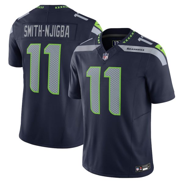 Men's Seattle Seahawks Jaxon Smith-Njigba Nike Navy Vapor F.U.S.E. Limited Jersey - GNE DROP251