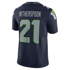 Men's Seattle Seahawks Devon Witherspoon Nike Navy Vapor F.U.S.E. Limited Jersey - GNE DROP252