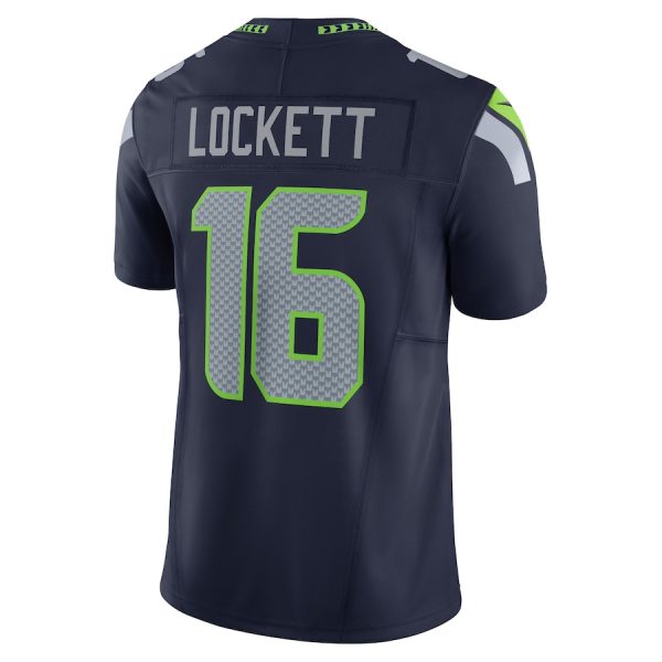 Men's Seattle Seahawks Tyler Lockett Nike Navy Vapor F.U.S.E. Limited Jersey - GNE DROP253