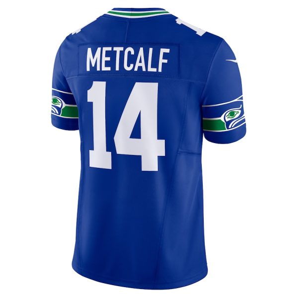 Men's Seattle Seahawks DK Metcalf Nike Royal Vapor F.U.S.E. Limited Jersey - GNE DROP257