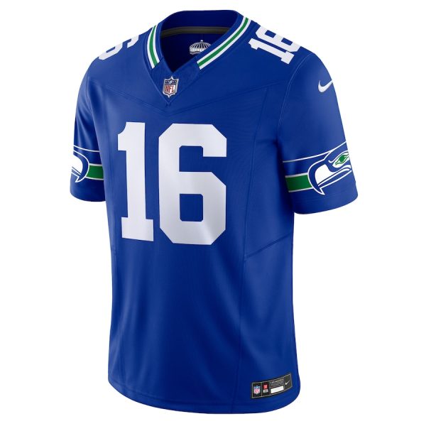 Men's Seattle Seahawks Tyler Lockett Nike Royal Vapor F.U.S.E. Limited Jersey - GNE DROP258