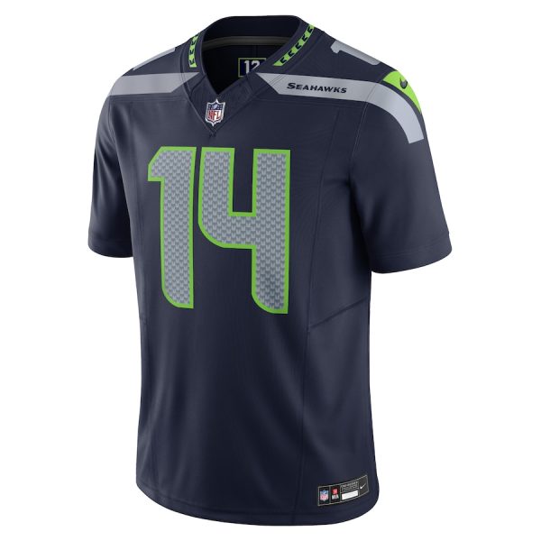 Men's Seattle Seahawks DK Metcalf Nike Navy Vapor F.U.S.E. Limited Jersey - GNE DROP259