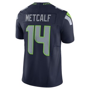 Men's Seattle Seahawks DK Metcalf Nike Navy Vapor F.U.S.E. Limited Jersey - GNE DROP259