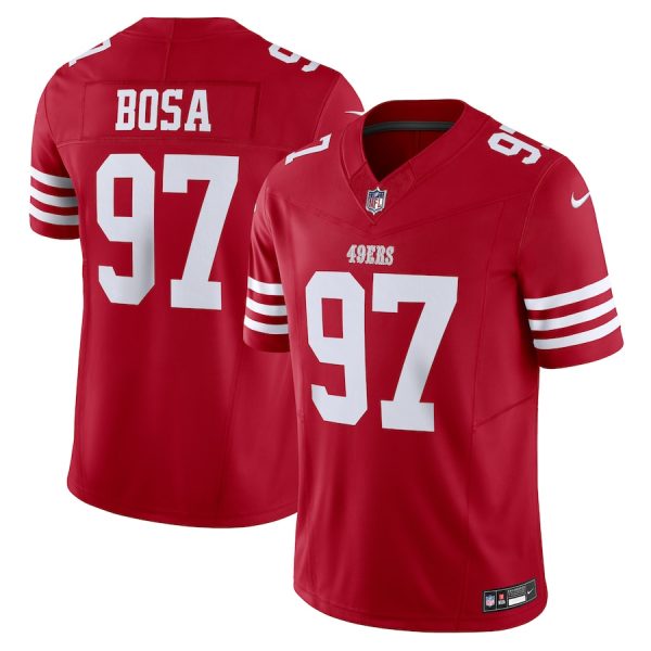 Men's San Francisco 49ers Nick Bosa Nike Scarlet Vapor F.U.S.E. Limited Jersey - GNE DROP276