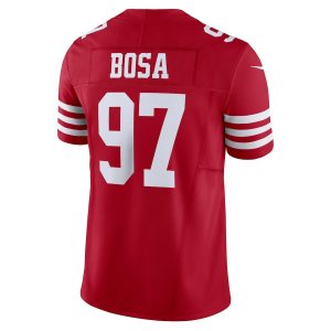 Men's San Francisco 49ers Nick Bosa Nike Scarlet Vapor F.U.S.E. Limited Jersey - GNE DROP276