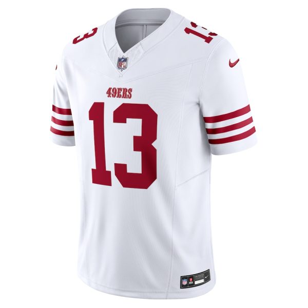 Men's San Francisco 49ers Brock Purdy Nike White Vapor F.U.S.E. Limited Jersey - GNE DROP277