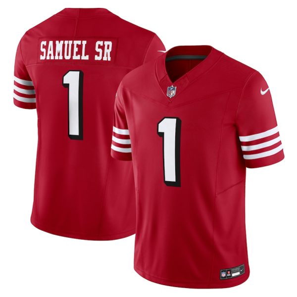 Men's San Francisco 49ers Deebo Samuel Sr Nike Scarlet Alternate Vapor F.U.S.E. Limited Jersey - GNE DROP283