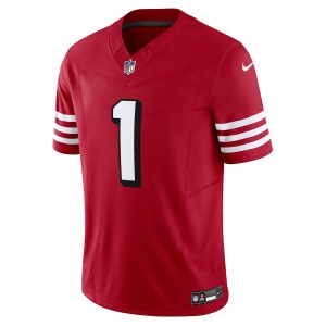 Men's San Francisco 49ers Deebo Samuel Sr Nike Scarlet Alternate Vapor F.U.S.E. Limited Jersey - GNE DROP283