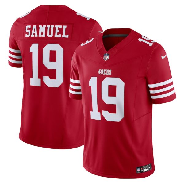 Men's San Francisco 49ers Deebo Samuel Nike Scarlet Vapor F.U.S.E. Limited Jersey - GNE DROP287