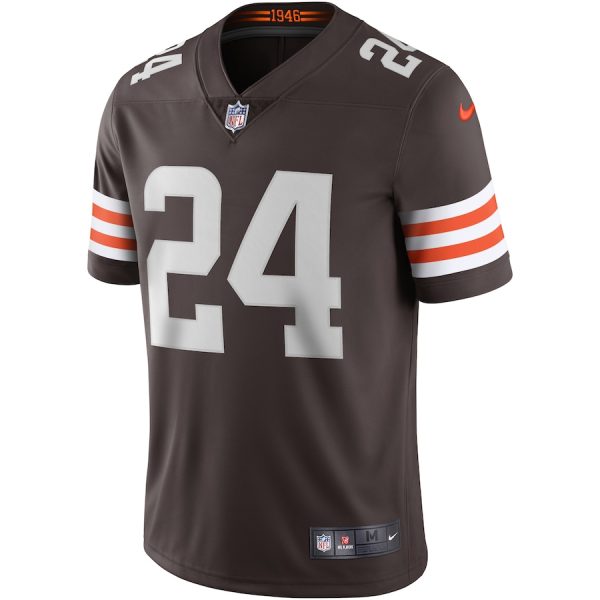 Men's Cleveland Browns Nick Chubb Nike Brown Vapor Limited Jersey - GNE DROP299