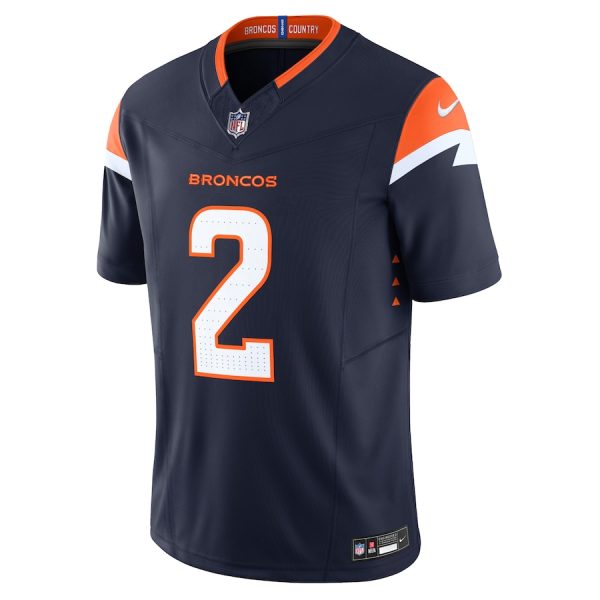 Men's Denver Broncos Patrick Surtain II Nike Navy Mile High Collection Vapor F.U.S.E. Limited Jersey - GNE DROP312