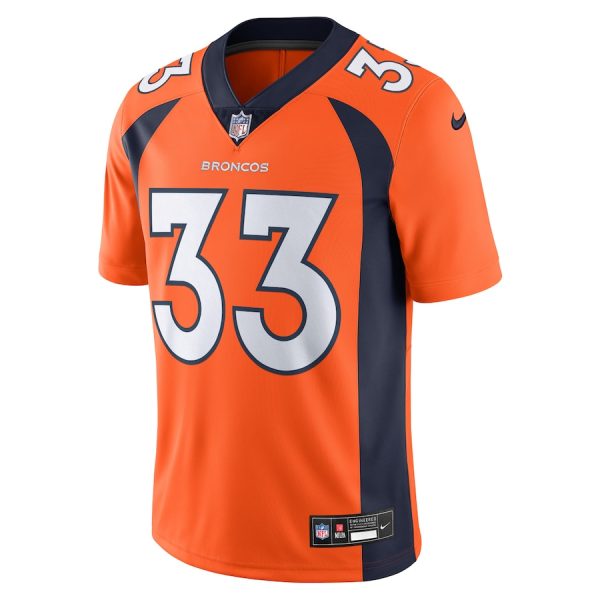 Men's Denver Broncos Javonte Williams Nike Orange Vapor Untouchable Limited Jersey - GNE DROP320