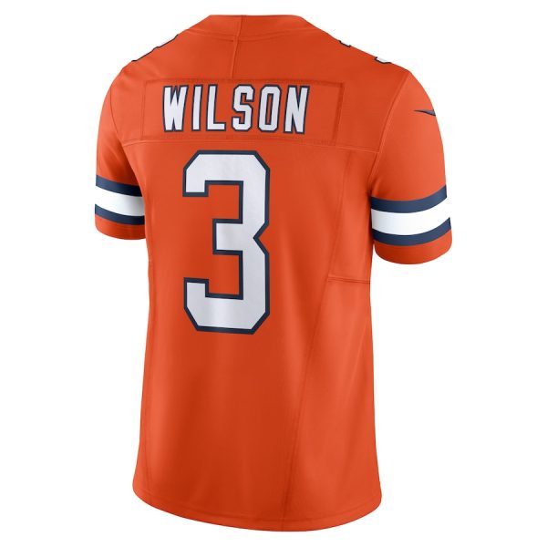 Men's Denver Broncos Russell Wilson Nike Orange Vapor F.U.S.E. Limited Jersey - GNE DROP323