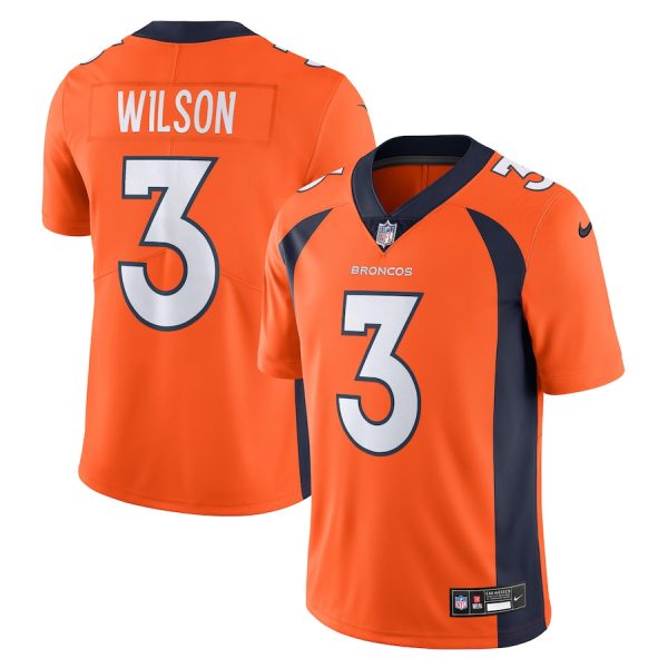 Men's Denver Broncos Russell Wilson Nike Orange Vapor Untouchable Limited Jersey - GNE DROP325