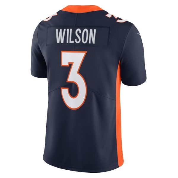 Men's Denver Broncos Russell Wilson Nike Navy Alternate Vapor Limited Jersey - GNE DROP326